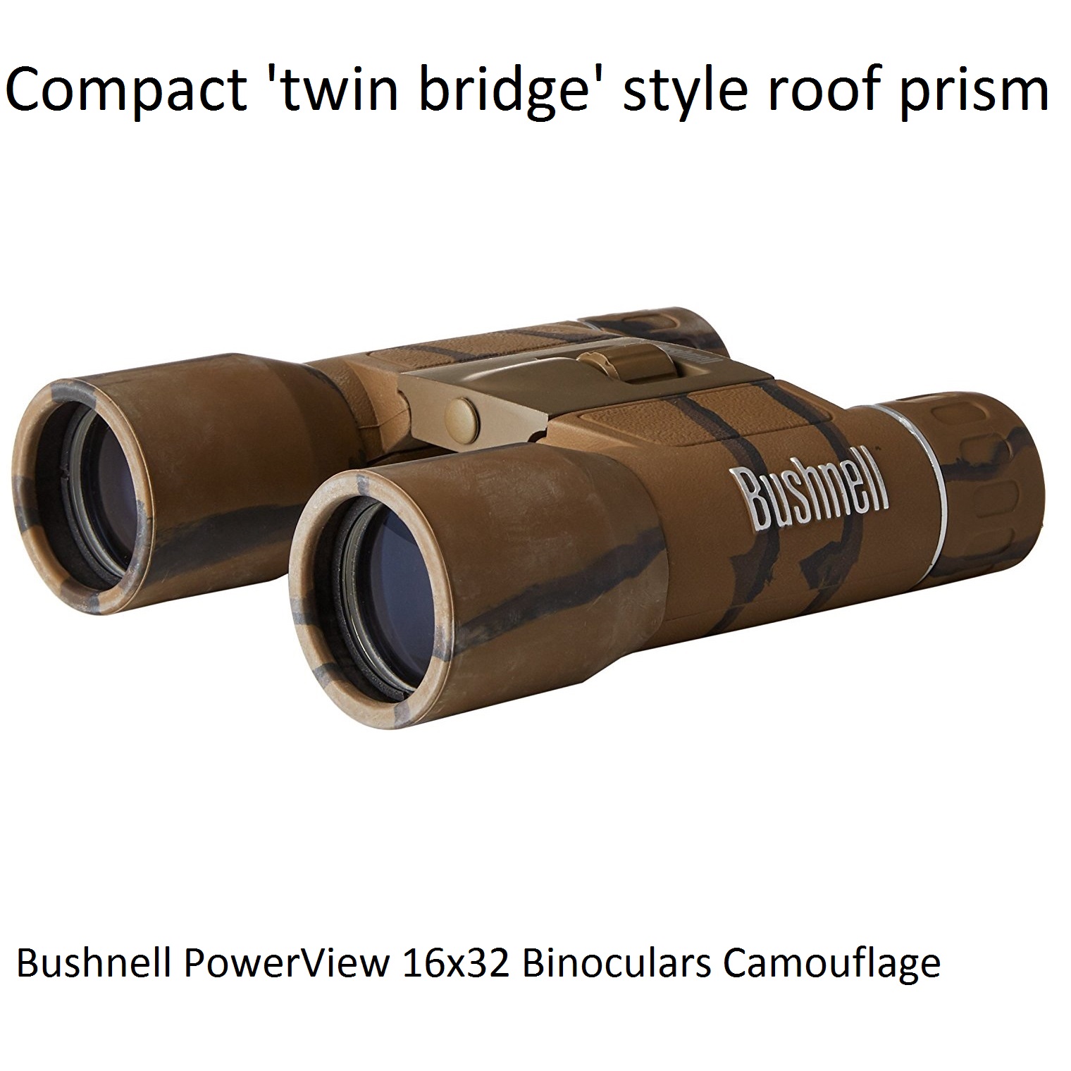 Bushnell PowerView 16x32 Binoculars Camouflage